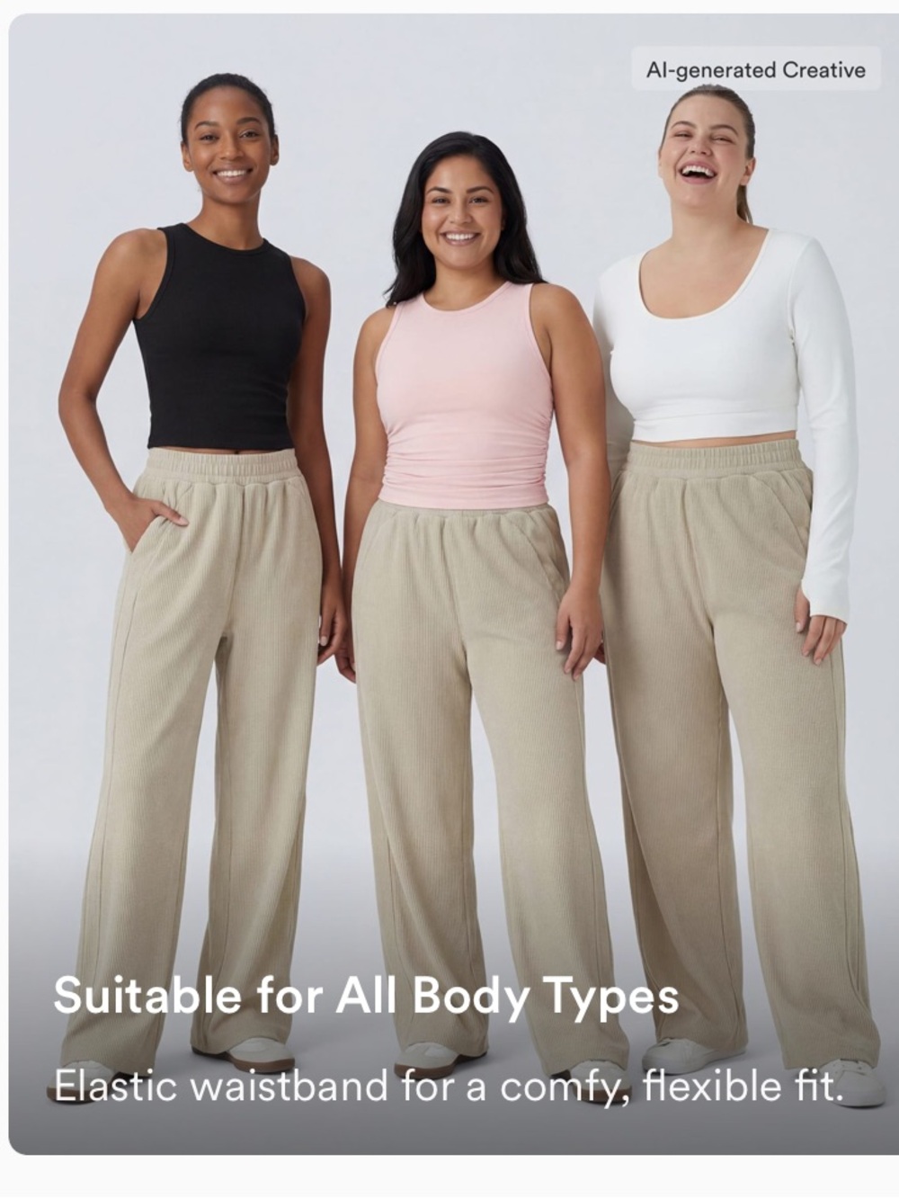 Halara High Waisted Pocket Straight Leg Baggy Mop Corduroy Pants. Size XL.
